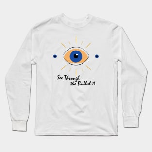 Evil Eye - Funny Long Sleeve T-Shirt